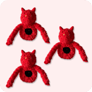 Scary Baboon Plush 3PCS