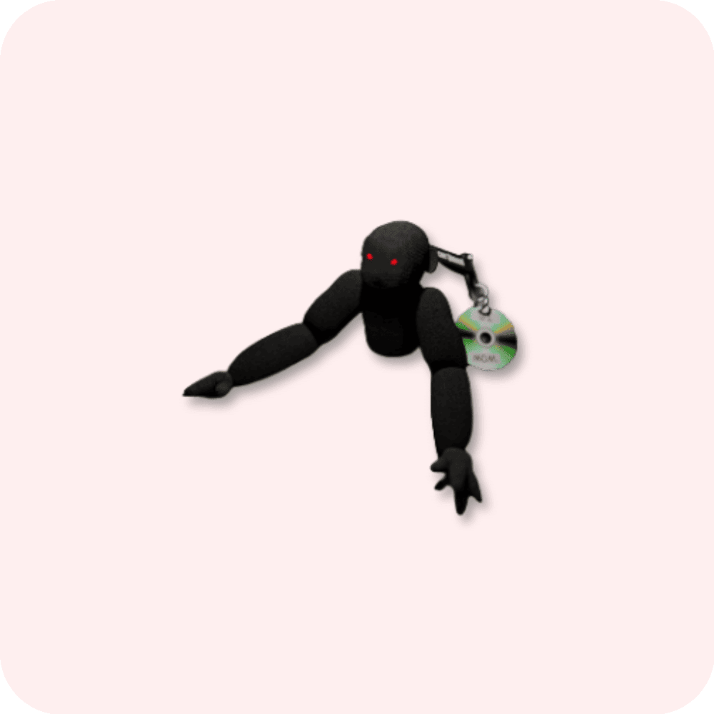 Scary Baboon Plushie BLACKGOOGOO Scary Baboon Plushie BLACKGOOGOO